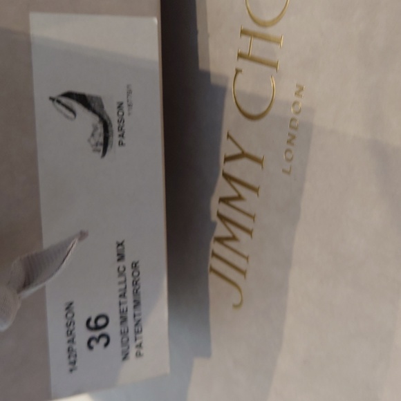 Jimmy Choo espadrille sandal mixed metallic sz 36 - Picture 9 of 11